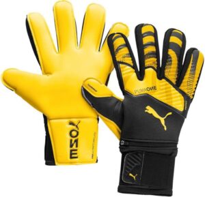 Brankářské rukavice Puma ONE PROTECT 1 RC Žlutá / Černá