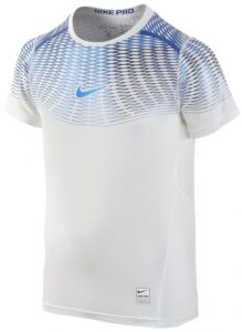 Dětské tričko Nike Hypercool Max Bílá / Modrá