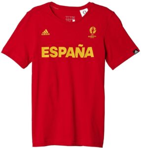 Dětské tričko adidas Spain Euro Červená / Žlutá