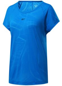 Dámské tričko Reebok BURNOUT TEE Modrá