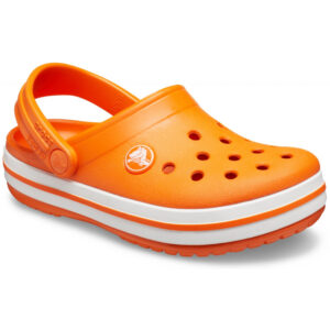 Dětské kroksy (rekreační obuv) CROCS-Crocband Clog K orange 24/25 Oranžová