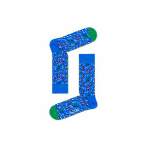 Ponožky HAPPY SOCKS-City Jazz Sock -CTJ01-6300 Modrá 41/46