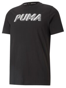 Tričko Puma Modern Sports Logo Tee Černá / Bílá