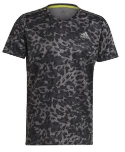 Pánské funkční tričko Adidas PRIMEBLUE GRAPHIC Khaki / Černá
