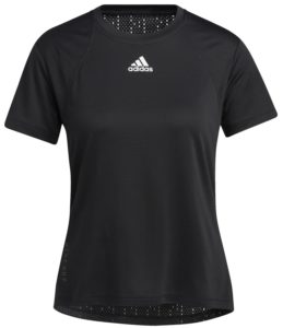Dámské tréninkové tričko adidas HEAT.RDY Černá / Bílá