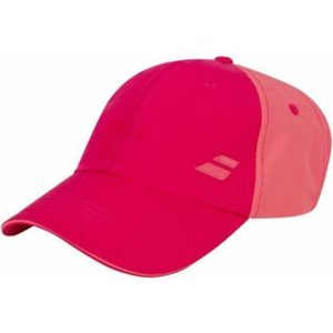 Babolat Cap Basic Logo Junior kšiltovka růžová