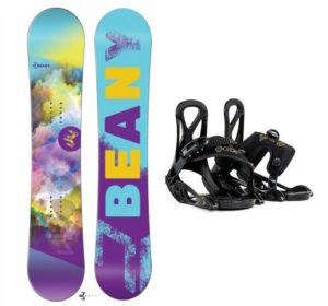 Beany Meadow dívčí snowboard + Beany Kido dětské vázání