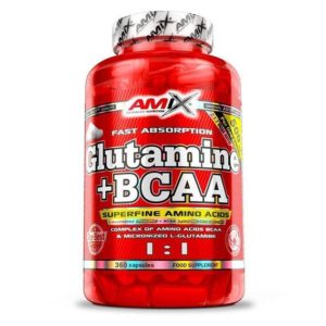 Amix Glutamine + BCAA kapsle 360 kapslí