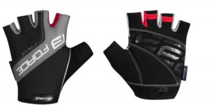 Force RIVAL černo-šedé cyklistické rukavice