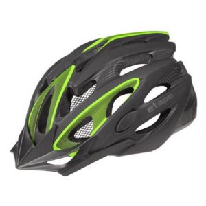 Etape Biker cyklistická helma černá-zelená