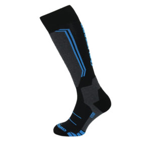 BLIZZARD-Allround wool ski socks,black/anthracite/blue Černá 35/38