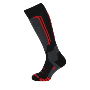 BLIZZARD-Allround wool ski socks,black/anthracite/red Černá 31/34