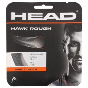 Head Hawk Rough tenisový výplet 12 m antracitová