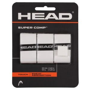 Head Super Comp overgrip omotávka tl. 0,5 mm bílá