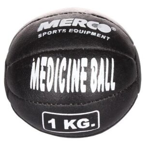 Merco Black Leather kožený medicinální míč
