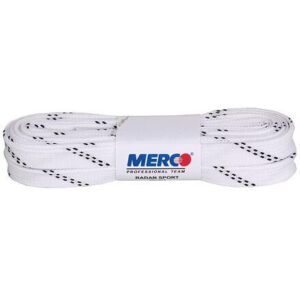 Merco PHW-10 tkaničky do bruslí voskované bílá