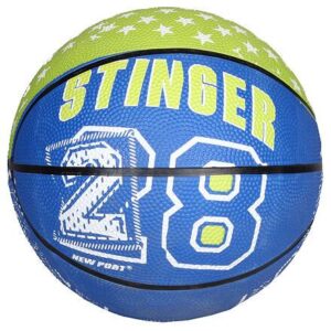 New Port Print Mini basketbalový míč zelená
