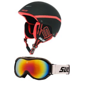Sulov Sphare black lyžařská helma + brýle Sulov FREE