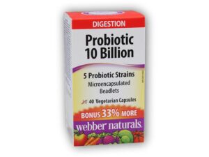 Webber Naturals Probiotic 10 Billion 40 kapslí