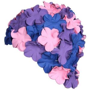 Aqua-Speed Bloom koupací čepice fialová-růžová