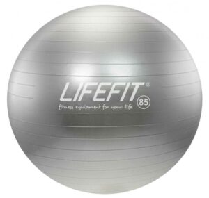 Lifefit Gymnastický míč Anti-burst 85 cm stříbrný