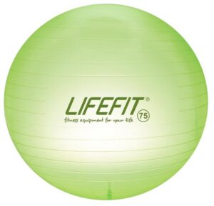 Lifefit Gymnastický míč TRANSPARENT 75 cm