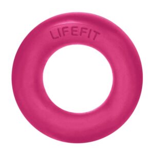 Lifefit Posilovač prstů Rubber Ring růžový