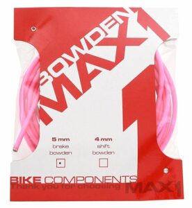 Max1 bowden 5 mm fluo růžová balení 3 m