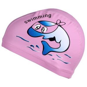 Merco Dolphin dětská plavecká čepice růžová