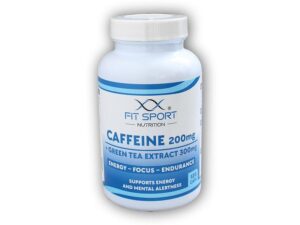 FitSport Nutrition Caffeine 200mg + Green Tea Extract 300mg 120 caps