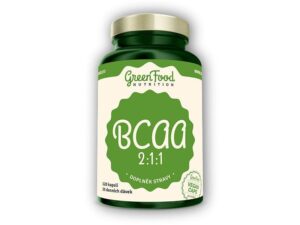 GreenFood Nutrition BCAA 2:1:1 120 vegan kapslí